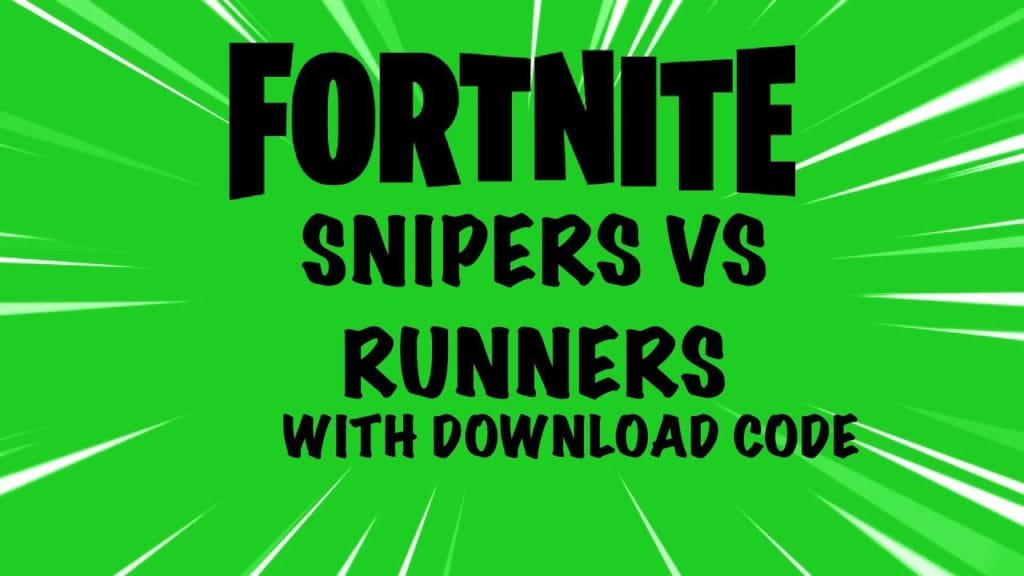 "Snipers Vs Runners" Island by BluDrive Fortnite Creative Map Code