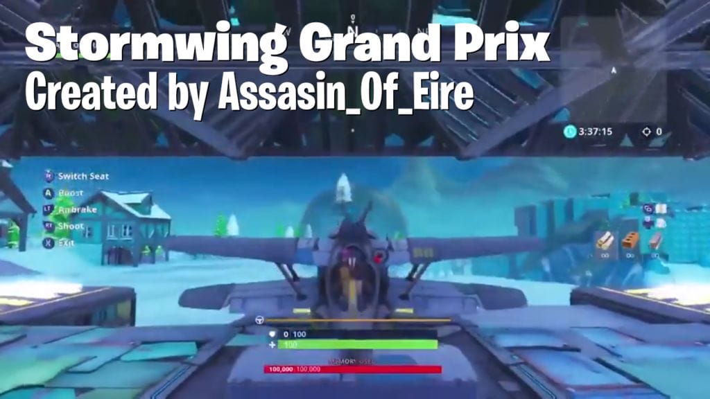Stormwing Grand Prix Assasin Of Eire Fortnite Creative Map Code