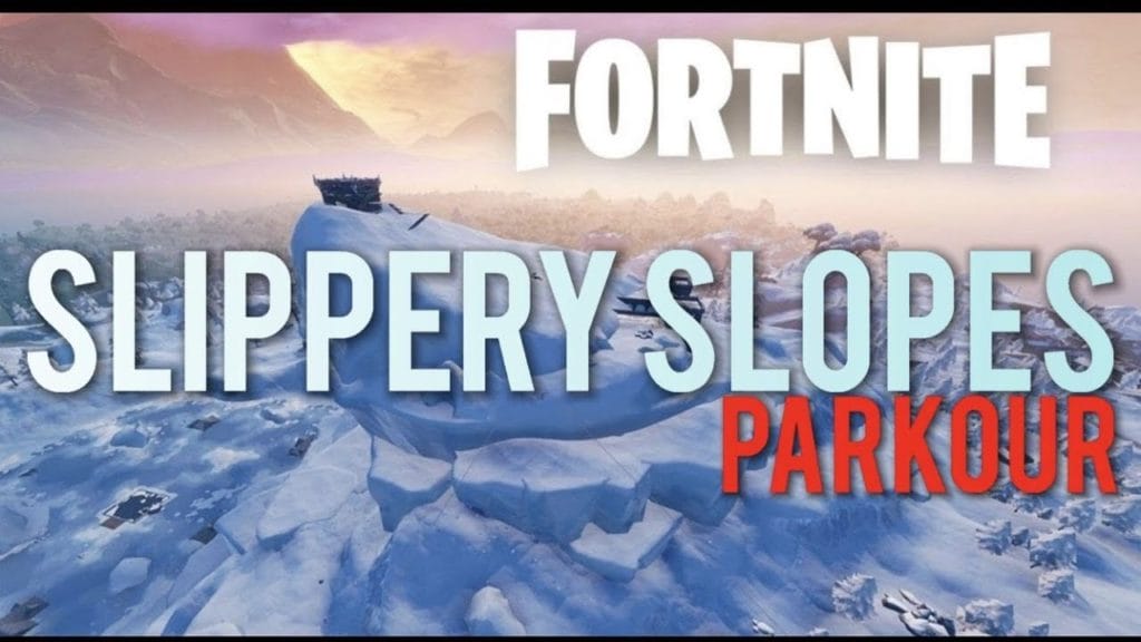 "Slippery Slopes parkour" Island by hazza_5238 – Fortnite Creative Map Code