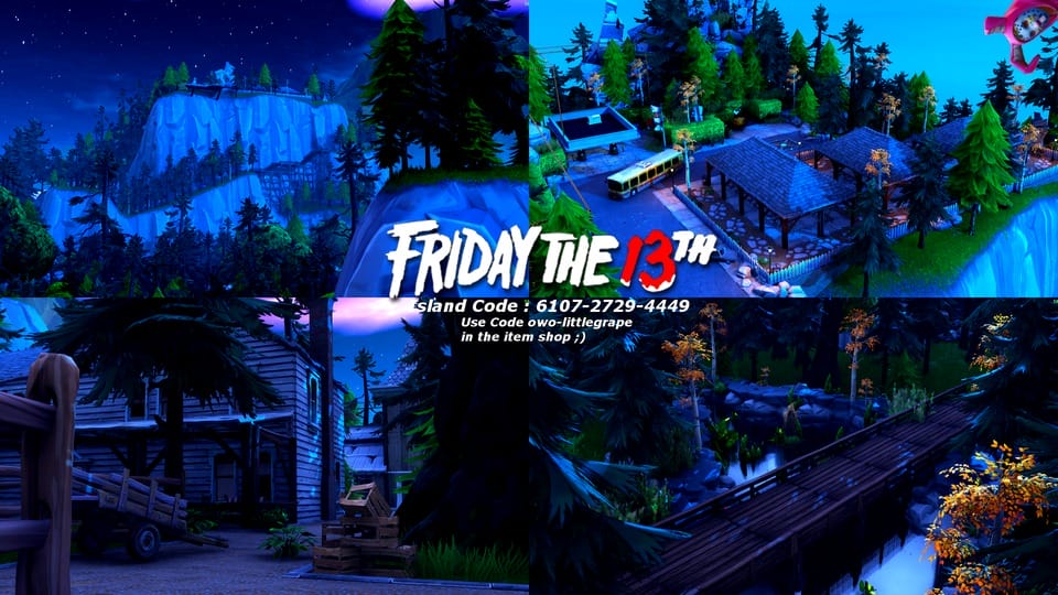 Friday The 13th Fortnite Map Friday The 13th Owo Littlegrape Fortnite Creative Map Code