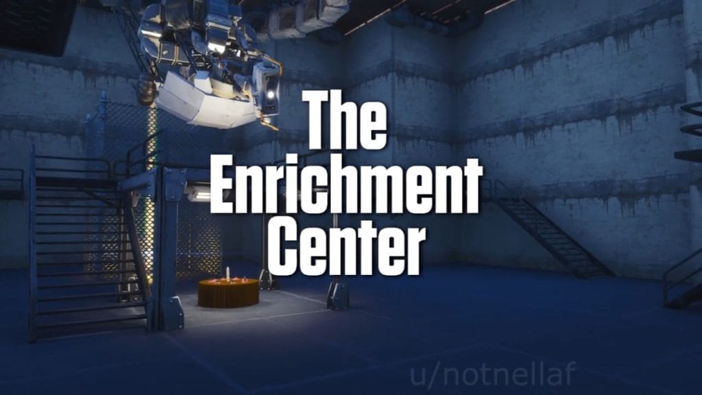 Enrichment Center 2 Fortnite The Enrichment Center Notnellaf Fortnite Creative Map Code