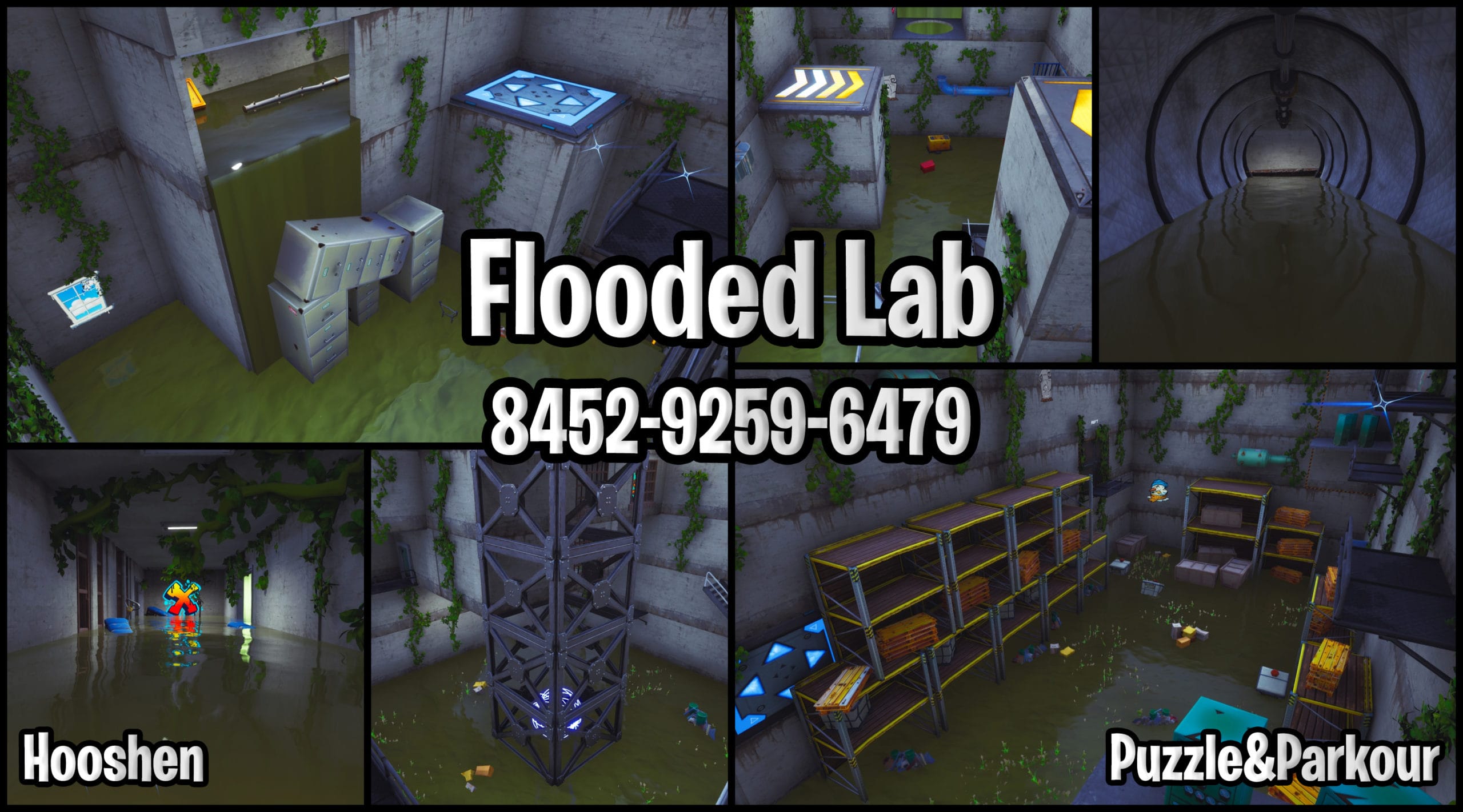 Flooded Lab Puzzle Adventure Hooshen Fortnite Creative Map