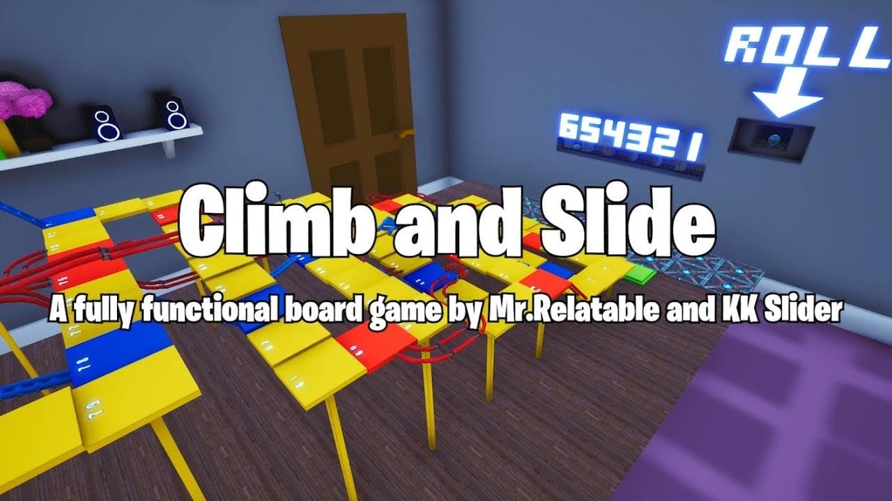 Climb Slide Board Game Mr Relatable Fortnite Creative Map Code