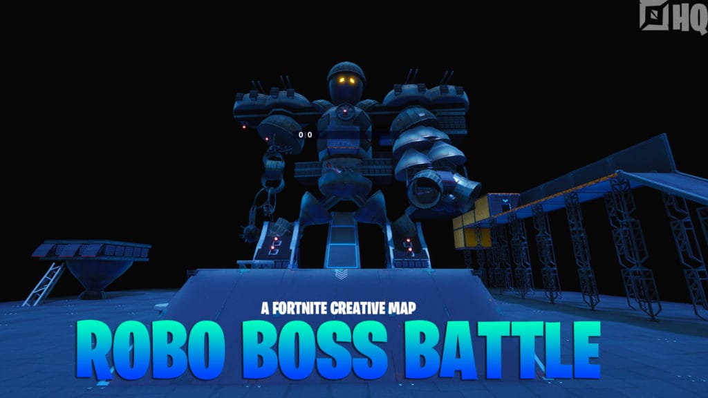 Fortnite Creative Robots Robo Boss Battle Roshuno Fortnite Creative Map Code