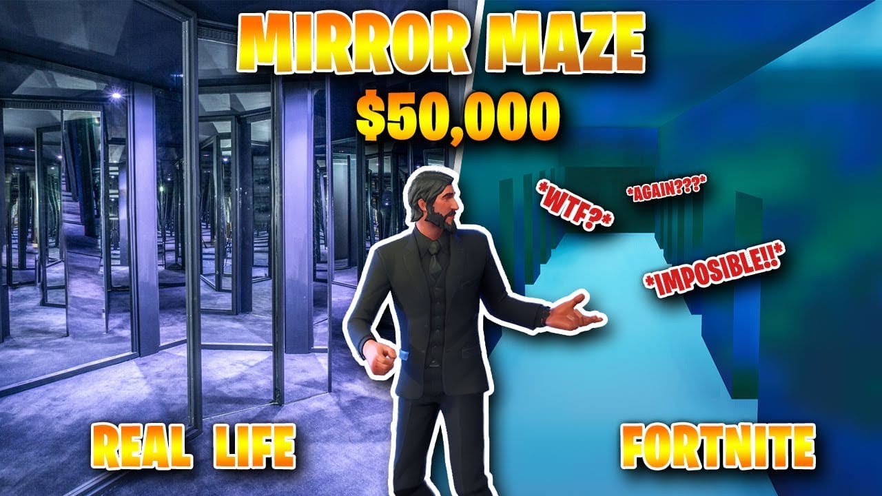 Impossible Mirror Maze Mrrevenger Fortnite Creative Map Code
