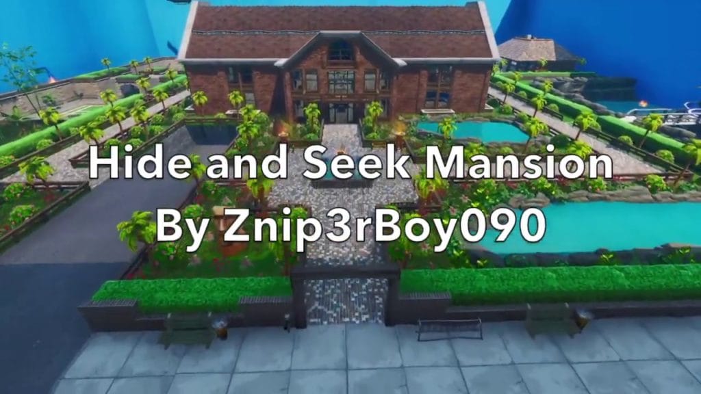 Hide And Seek Mansion Znip3rboy090 Fortnite Creative Map Code