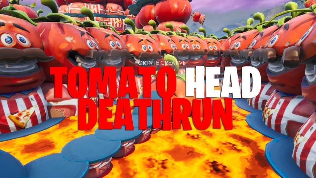 Tomato Kingdom Fortnite Tomato Head Deathrun Mustardplays Fortnite Creative Map Code