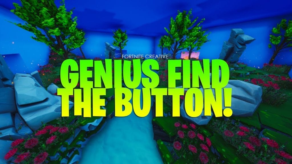 Fortnite Creative Creative Button Genius Find The Button Frippe42 Fortnite Creative Map Code