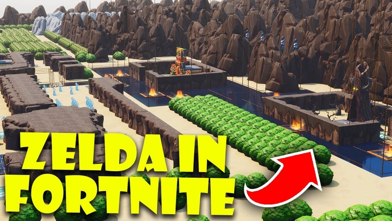 Legend Of Zelda Fortnite Creative The Legend Of Zelda Full Original Map Mustardplays Fortnite Creative Map Code