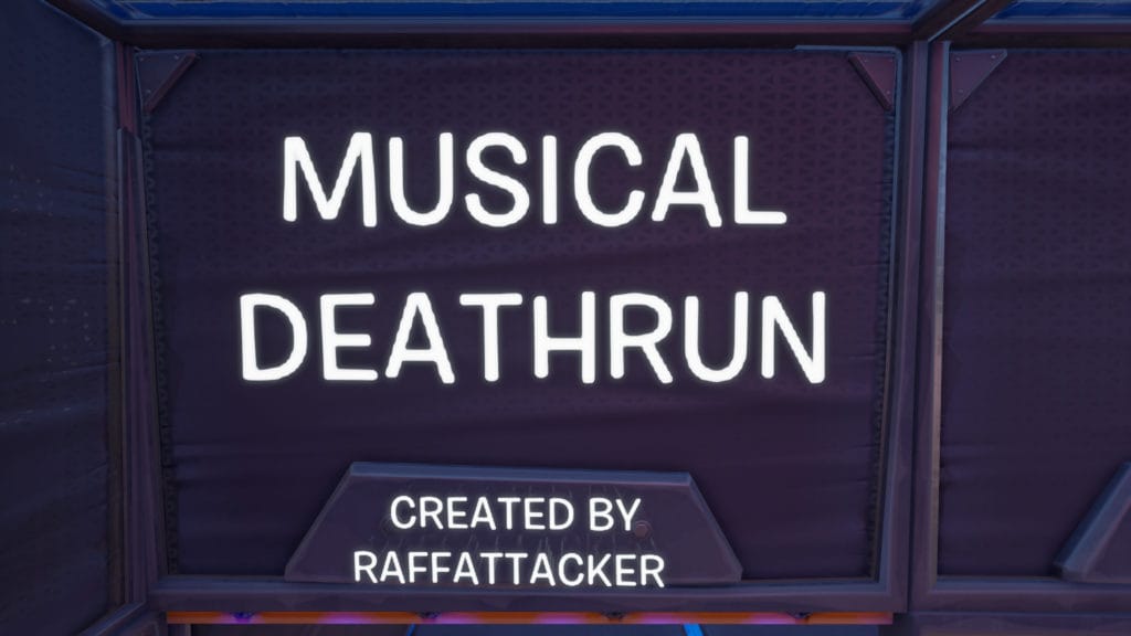 Musical Deathrun Raffattacker Fortnite Creative Map Code