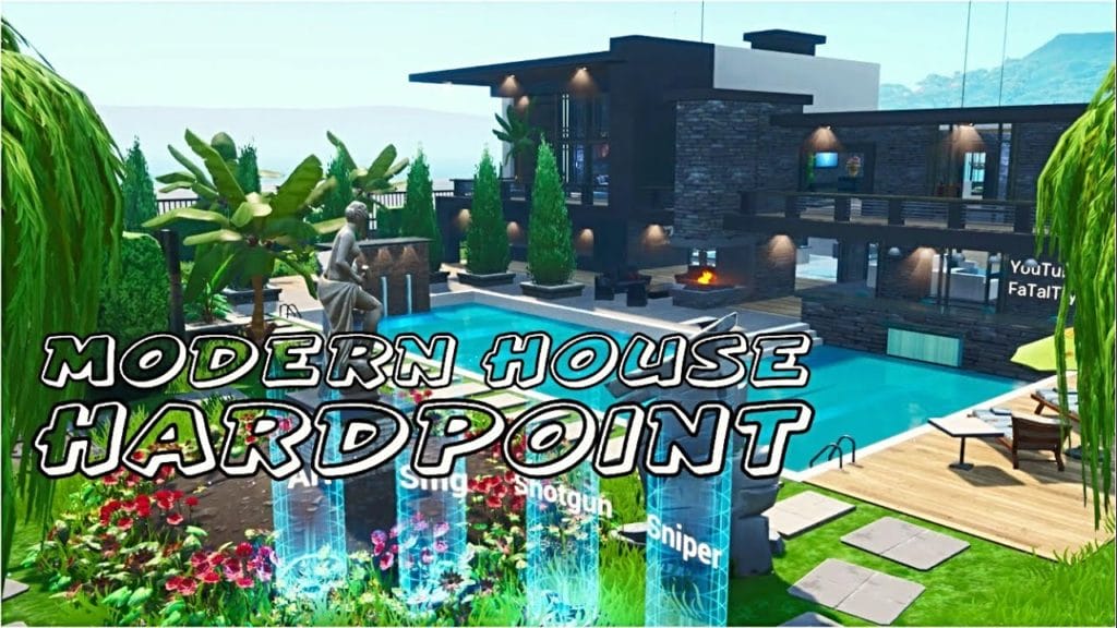 "Modern House | Hardpoint FFA" Island by Fatal Creations – Fortnite