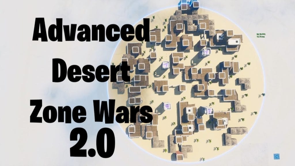 desert zone wars fortnite code