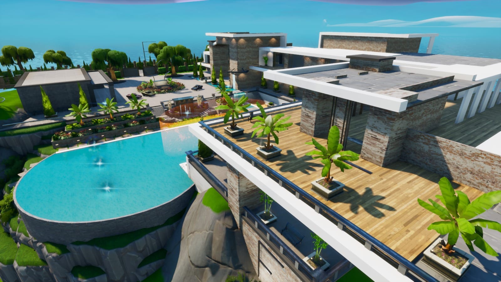 Modern Mansion Hub [ Fatal Creations ] Fortnite Creative Map Code