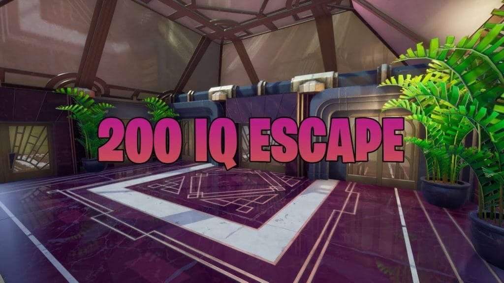 "200 IQ Escape" Island by TREE FITTYY – Fortnite Creative Map Code