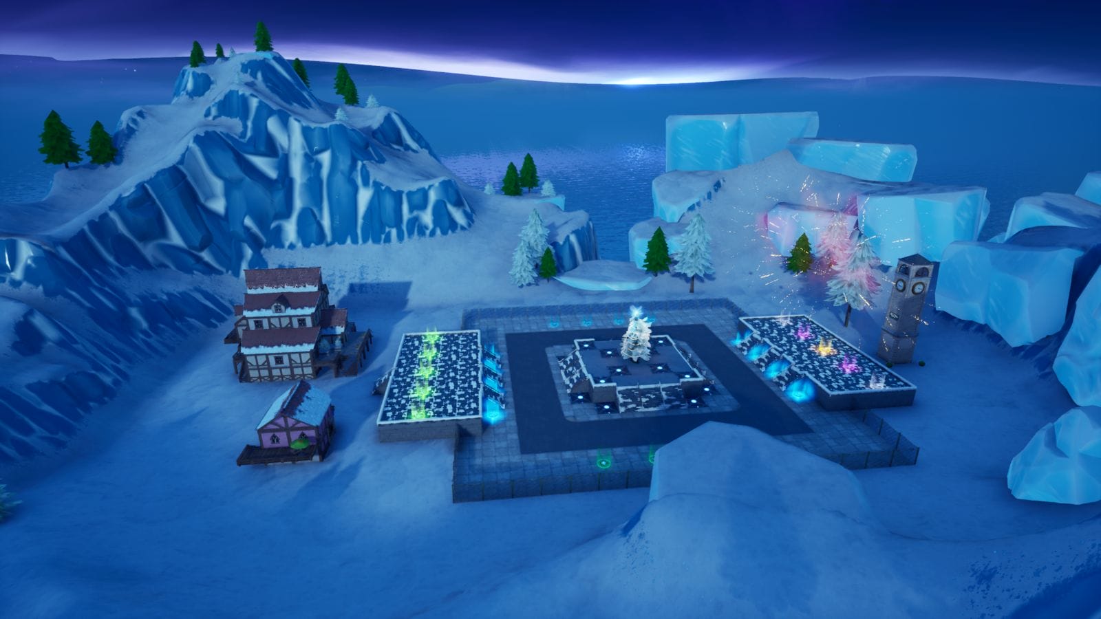 Winter Royale Hub C0mbat Un1t Fortnite Creative Map Code