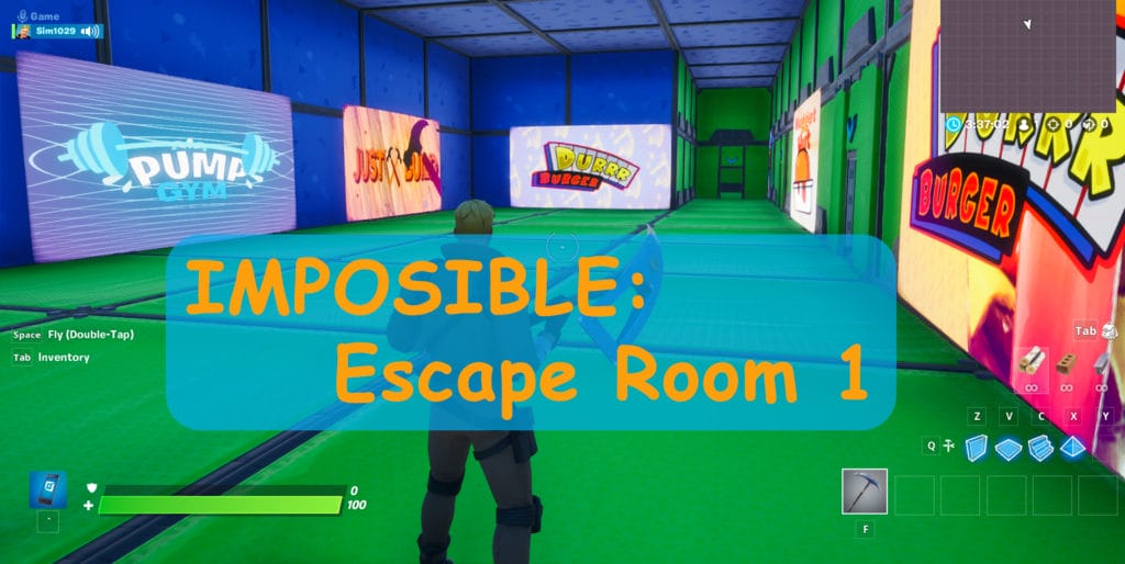 fortnite escape room codes