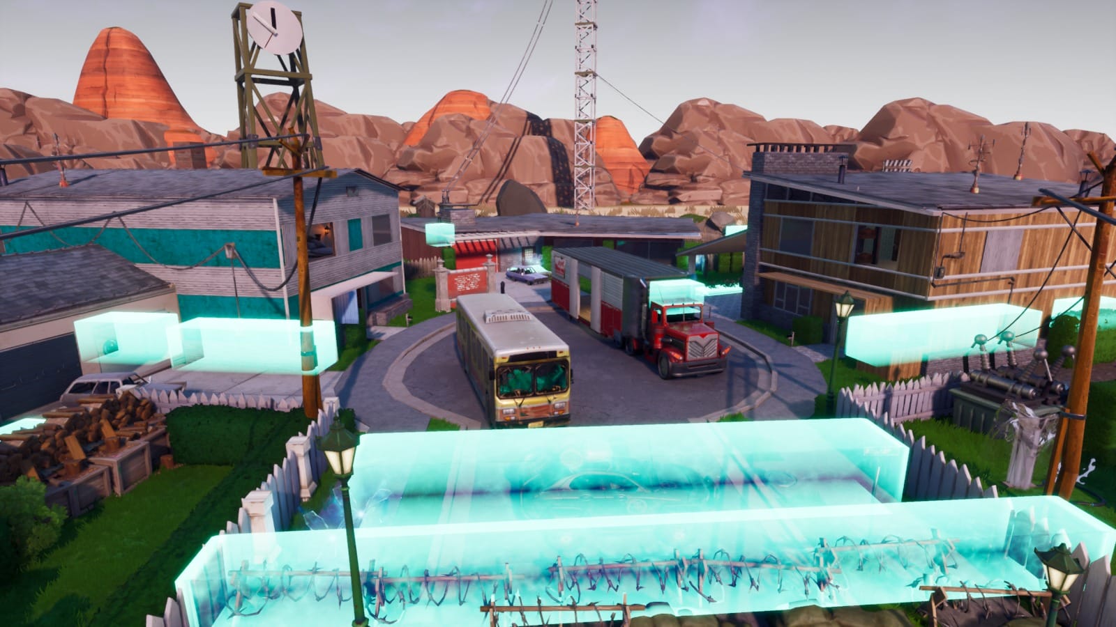 Map Jeu D Arme Fortnite Nuketown Isla "Nuketown - Gun Game" por JesGran - Código de mapa creativo de