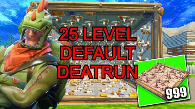 25 Level Default Deathrun Bennydorkbutt Fortnite Creative Map Code