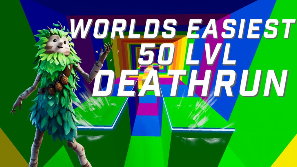 Worlds Easiest 50 Lvl Deathrun Hanuta7 Fortnite Creative Map Code
