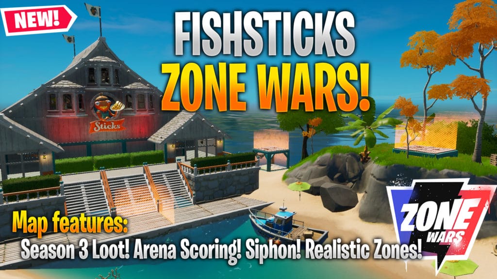 Season 3 Zone Wars Fishsticks Zone Wars Fortnite Creative